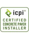 ICPI certified concrete paver installer badge